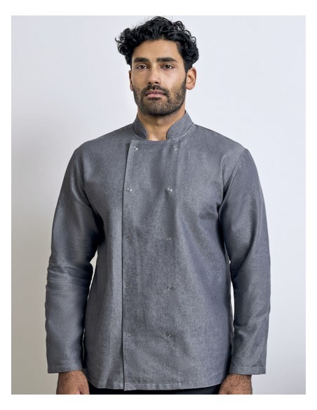 PRE-PR660-Denim Chefs Jacket 2